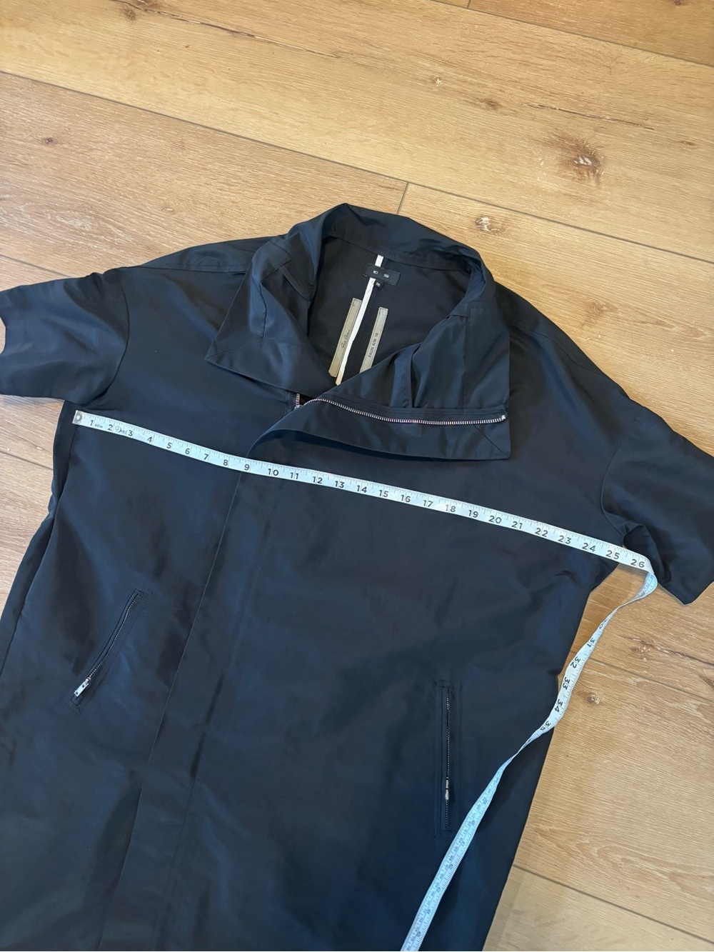 Rick Owens Black Short-Sleeve Jacket 36 - Picture 4 of 8